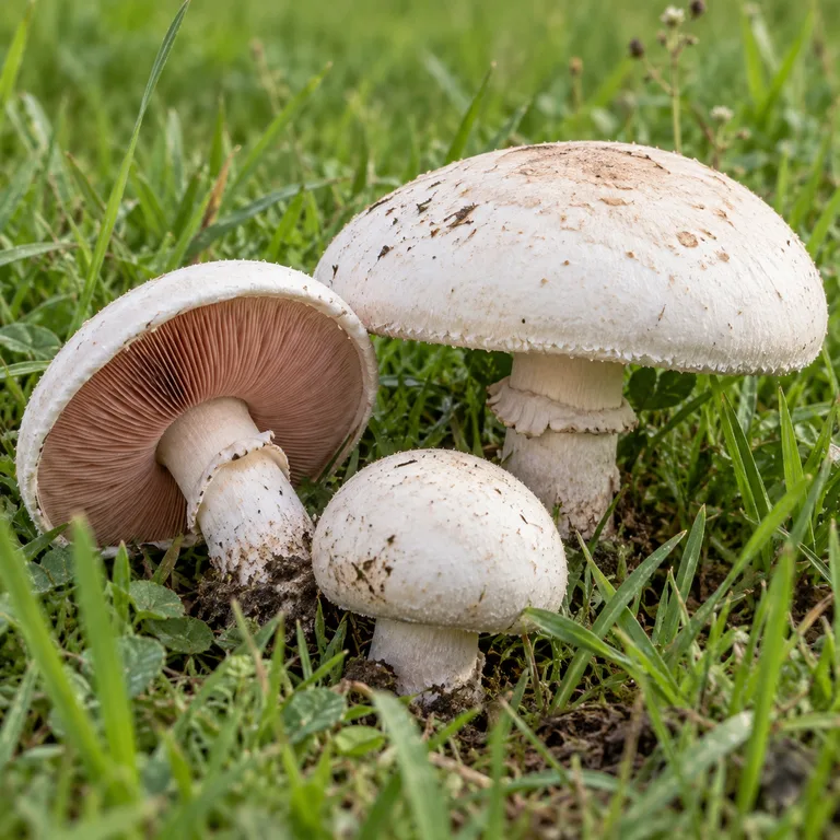 Champiñón silvestre (Agaricus campestris)
