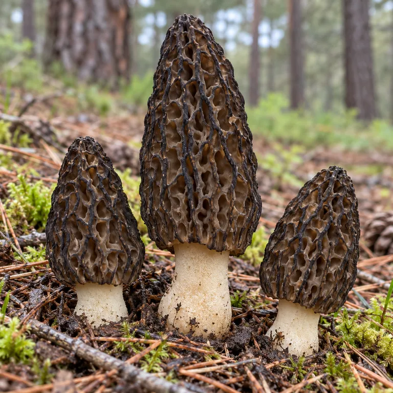 Colmenilla negra (Morchella elata)